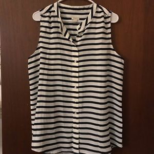 J Crew Striped Tank